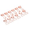 30 Pcs Binder Clips Powerful Clamping Force Deer Bone Shapes