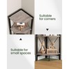 CHOEZON 5-Tier Corner Shelf, Corner Bookcase, 55.2" Tall Vertical Display