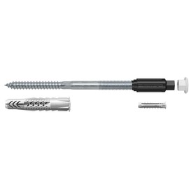 fischer TherMax 8/180 M6 Spacer Mounting System (2) for Insulation Materials, Insulation Dowels for Attaching Light Loads in Thermal Insulation Composite Systems, with Anti-Cold Cone