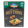 Blue Diamond Almond Artisan Nut Thins Cracker Crisps, Flax Seeds,