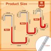 Hotop 18 Pcs Rafter Hanger Heavy Duty Large S Hooks