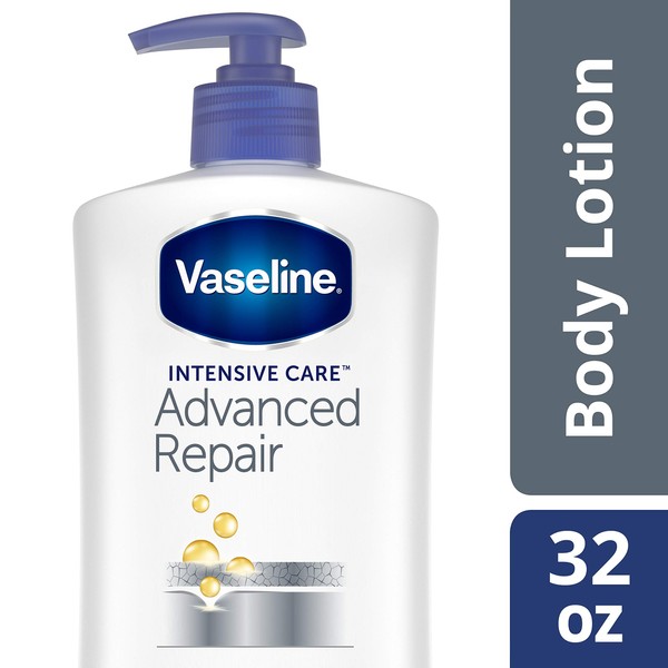 Vaseline Intensive Care hand and body lotion Advanced Repair Unscented 32 oz
