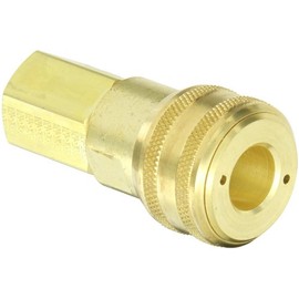 Eaton Hansen 5200 Brass 3000/4000/5000/6000 Series Industrial Interchange, Coupler Socket, 1/2" Body Size x 1/2" NPT Female