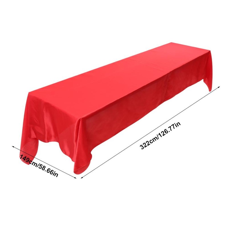 Polyester Tablecloth Spill Proof Fabric Tablecloth Rectangular Tablecloth for Wedding