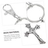 ABOOFAN 18 PCS Key Chain Religious Key Rings Jesus Key