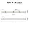 APPECK 13PCS Track Kit for Permanent Outdoor Lights C5111/PL2, 50ft,