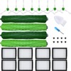 Accesorios de piezas de repuesto para iRobot Roomba evo Combo e5 e6 i1 i2 i3 i4 i5 i6 i7 i8 j5 j7 j8 Plus, 2 juegos de cepillos de goma, 8...         