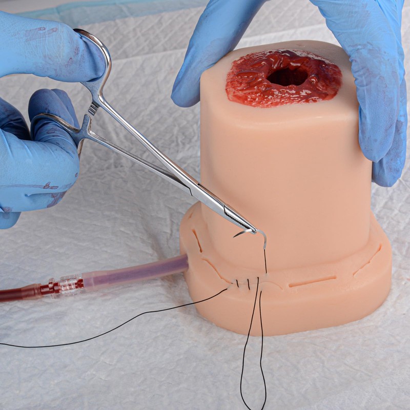 Simedutech Gunshot Wound Packing Trainer, Stop the Bleeding Training Kit