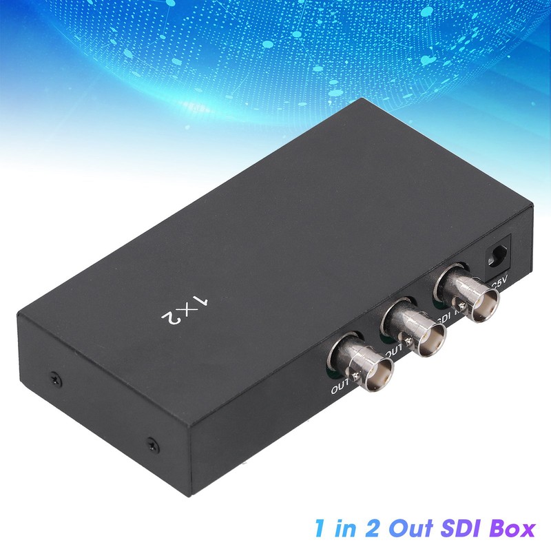 SDI Splitter Distributor Adapter 1 in 2 Out 1080P Support