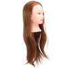 Hair Mannequin Head Hairdressing Styling Training Braiding Practice Doll Head