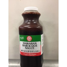 HALM/S Halm's Hawaiian BAR-B-QUE Sauce (64 oz Bottle)