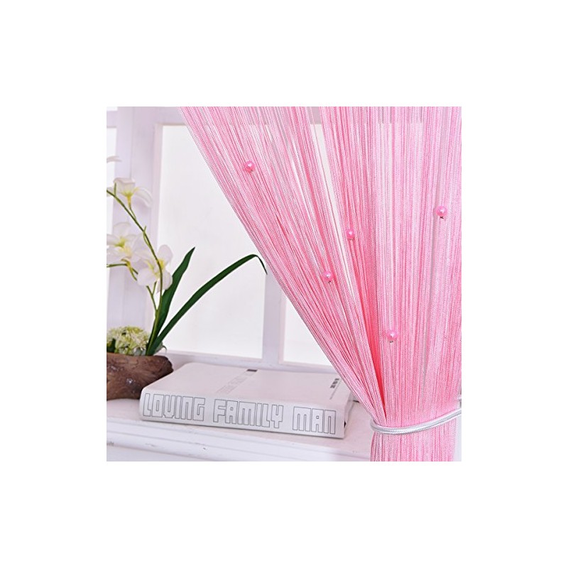 HSYLYM String Curtains Spaghetti Door Beads Light Weight Colourful Dense