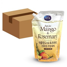 Mugunghwa Kitchen Soap Mango Rosemary Dish Soap Refill 1.2L 10 units