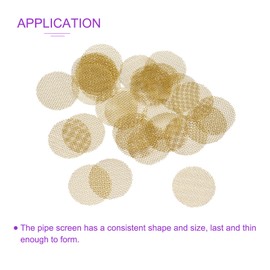 DMiotech 30pcs Brass Pipe Screen for 12.7mm / 0.5" Pipe Filter