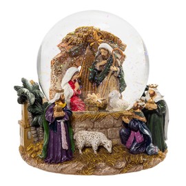 Kurt Adler 120mm Musical Nativity Water Globe