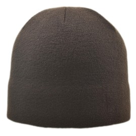 Melegari Fleece Hat without Envelope | Fleece Sport Running Cap | Thermal Hat Polar | Unisex, brown