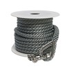 Anchor Rope 3/8 inch 50ft Premium Solid Braid Nylon MFP
