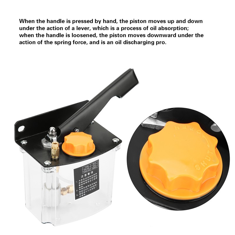 HP-5R Manual Lubricating Pump Right Hand Operated Lubrication Pump 650CC