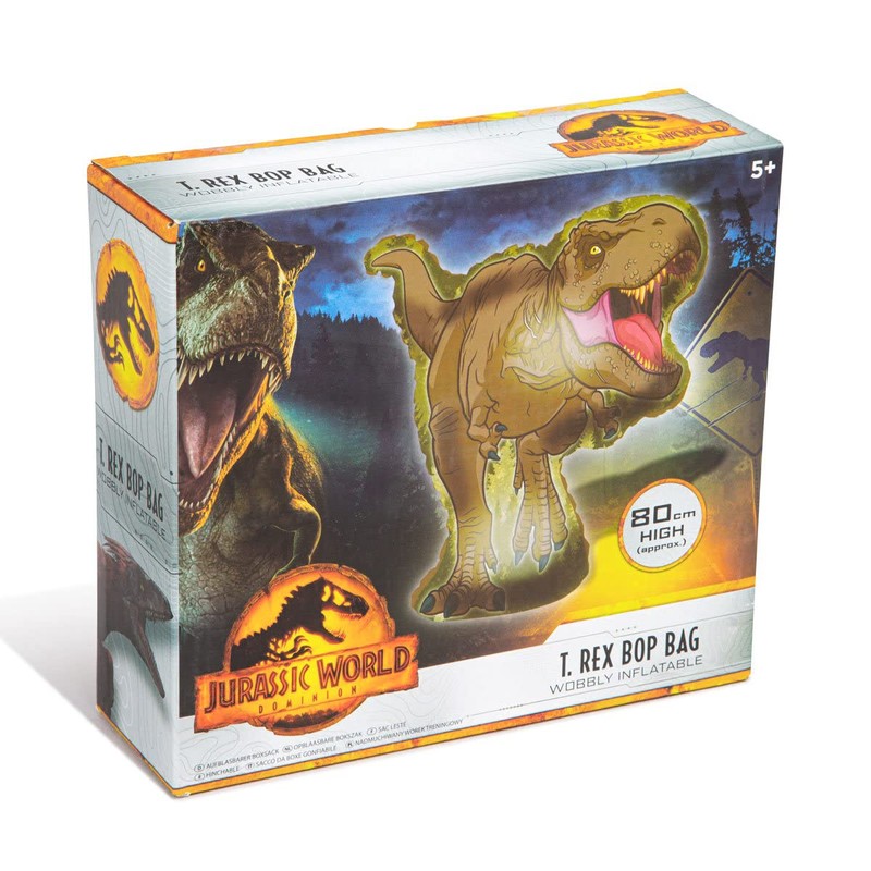 Jurassic T-Rex Bop Bag 80cm Dinosaur Inflatable Boxing Punch Bag