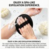 2 Pack No-Pain Exfoliating Pads, Dual Texture Elastic Loop Body