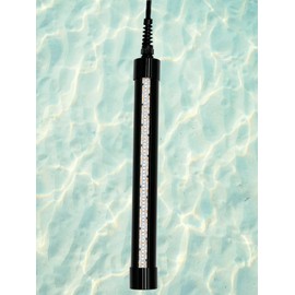 HydroGlow Underwater Fishing Light – High-Output Green LED (360° Visibility), 12V, 20 ft Cable for Deep Sea & Freshwater – Made in USA (250 mm)