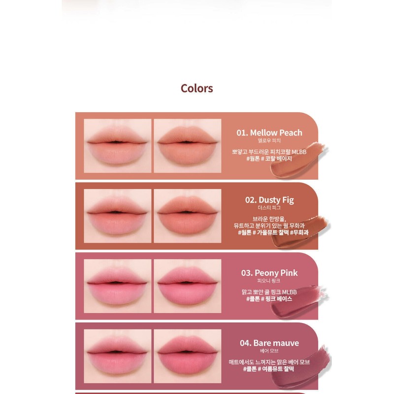 Heart Percent Tint Dot On Mood Blurry Fog Matte Lip