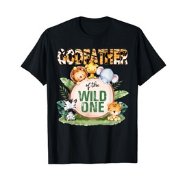 Godfather Of The Wild One 1st Birthday Safari Family T-Shirt