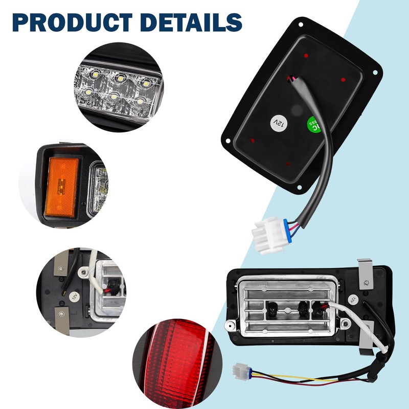 CartClan Club Car DS LED Light Kit, Golf Cart Factory