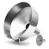 Super Large Stainless Steel Large Funnel with Detachable Strainer/Filter for