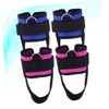 SUPVOX 4pcs Ankle Straps for Cable Machines Padded D Ring