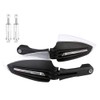 2pcs 7/8" Universal Motorcycle Hand Guards LED Turn DRL Indicator