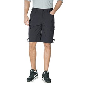 unitop Men's Lightweight Breathable Soft Quick Dry Camping Crago Shorts Gray S