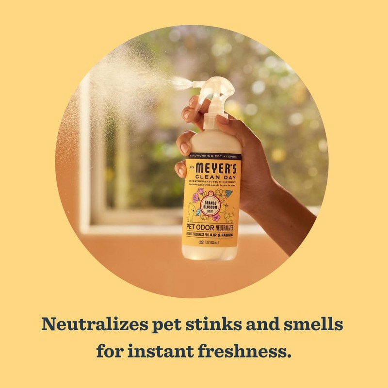 MRS. MEYER'S CLEAN DAY Pet Odor Neutralizer, Orange Blossom Scent,