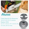 Atunee .325" 450 Clutch Drum Sprocket for Husqvarna 340 345