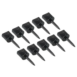 PATIKIL Archery Target Pins, 20 Pack Nylon Nails Shooting Target Pin Fixed for Holding Target Paper Face, Black