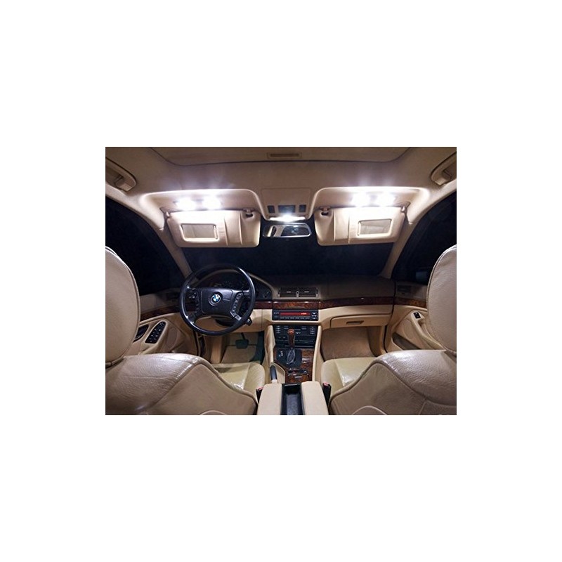 Car Interior Light Set of 10Xenon White Canbus