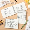 Engrowtic 12 Pack Graph Paper Spiral Notepad A5 Top Wirebound