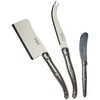 Laguiole Jean Dubost 97616 Cheese Set of 3 Stainless Steel