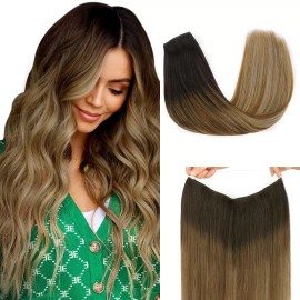 Hotbanana Extensiones Cabello 75gr 14in Marrón Ombre A Color Rubio