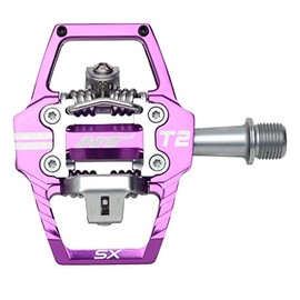 HT Components T2-SX Pedals - Dual Sided Clipless with Platform Aluminum