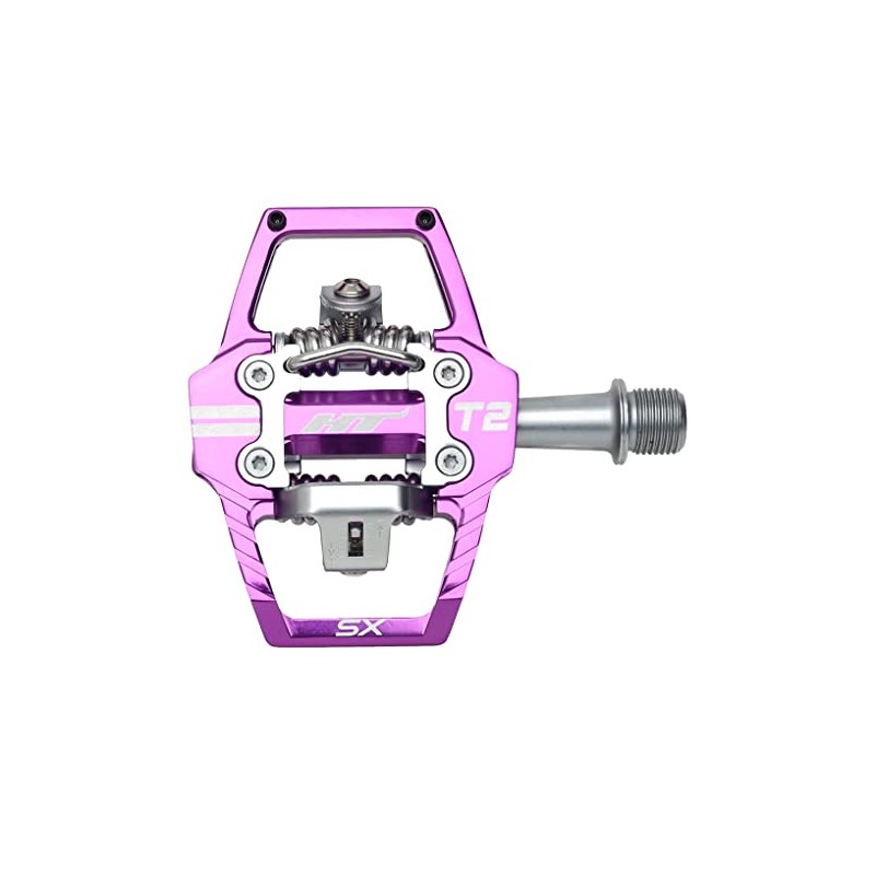 HT Components T2-SX Pedals - Dual Sided Clipless with Platform