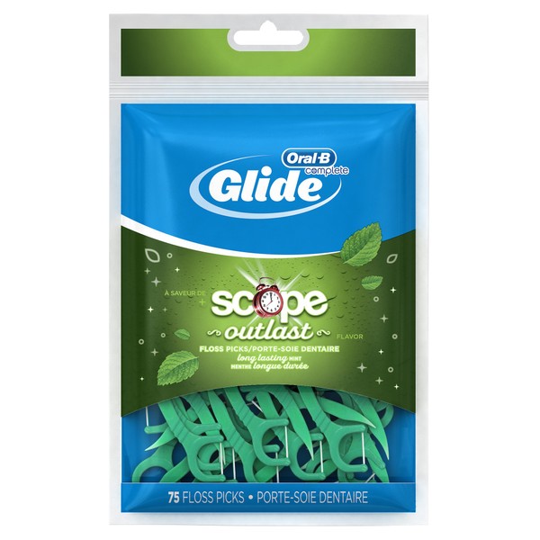 Oral-B Pro-Health Floss Picks + Scope Outlast Long Lasting Mint