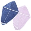 OATIPHO 2pcs Microfiber Hair Drying Towels Quick-Dry Absorbent Towel Wraps