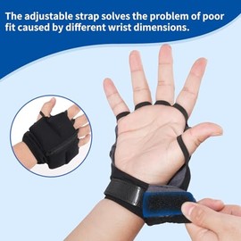 Weighted Gloves, Adjustable Weighted Gloves for Hand Tremors, Adjustable Hand Stability Aid, Improved Hand/Wrist Mobility, Writing Stability Strengthening, Right