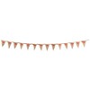 Hessian Red Hearts Bunting 10m with 20 Pennants