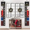 Merry Christmas Banners, Nutcracker Christmas Banner for Door Porch Christmas
