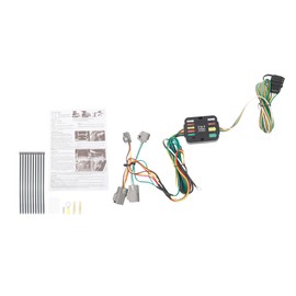 Dasbecan 56093 4 Way Trailer Hitch Wiring Harness Compatible with Ford Explorer 2020-2024, Ford Taurus 2011-2019, Lincoln MKS 2013-2016 Towing Wire Harness Kit 4-Pin