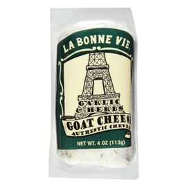 La Bonne Vie Garlic & Herbs Goat Cheese Log, 4 oz, 4 Pack