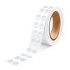 WANSTE 0.25 Inch Round Permanent Adhesive Color-Code Dot Stickers, Silver