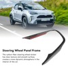 Steering Wheel V Shape Trim Panel Carbon Fiber Style Frame